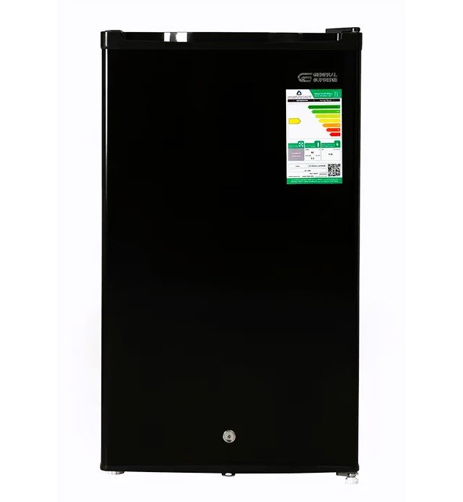 ثلاجة جنرال سوبريم , باب واحد ,3.25 قدم ,92 لتر ,اسود ,GS120MB